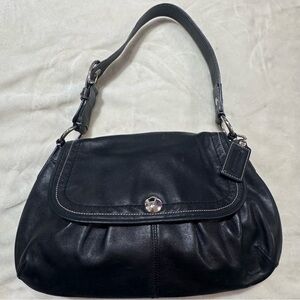Coach should bag leather hobo F13729